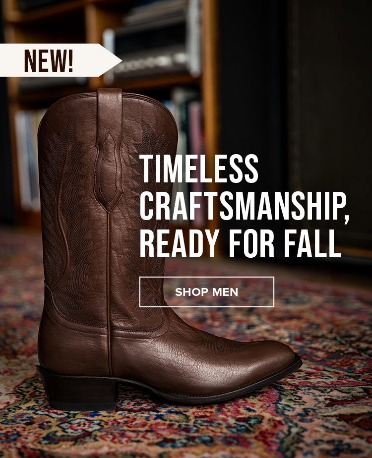 Timeless  craftsmanship, ready for fall. SHOP MEN