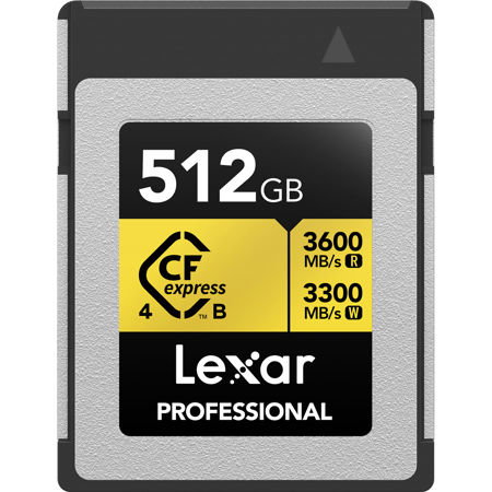Lexar Gold Series Professional CFexpress 4.0 Type-B 512GB Card