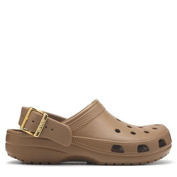 Classic Metallic Buckle Clog