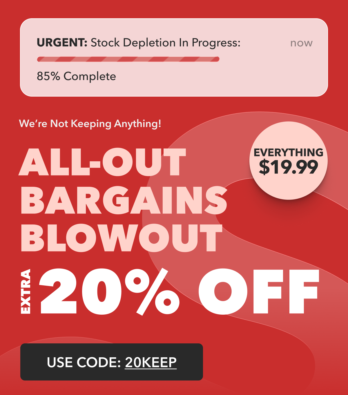 EXTRA 20% OFF