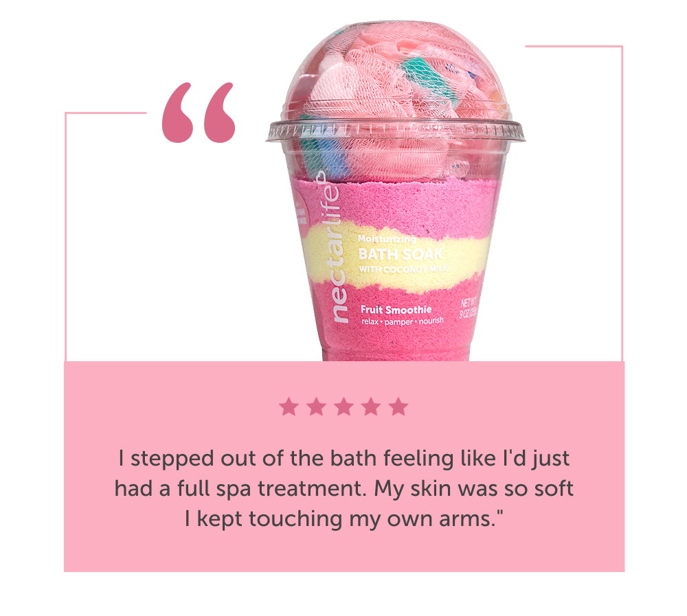 I stepped out of the bath feeling like I'd just had a full spa treatment. My skin was so soft I kept touching my own arms."