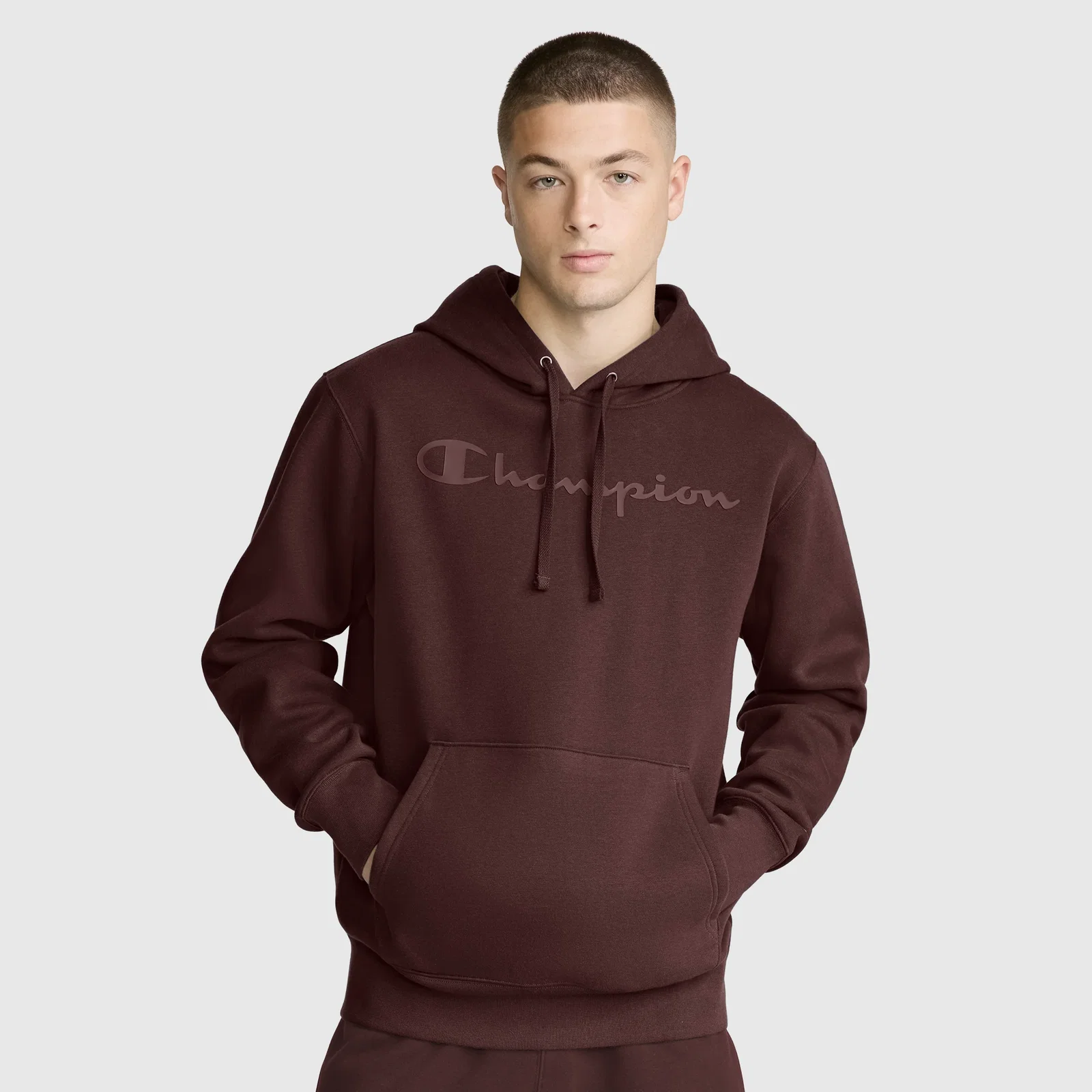 Image of Powerblend Hoodie, Tonal Script Logo