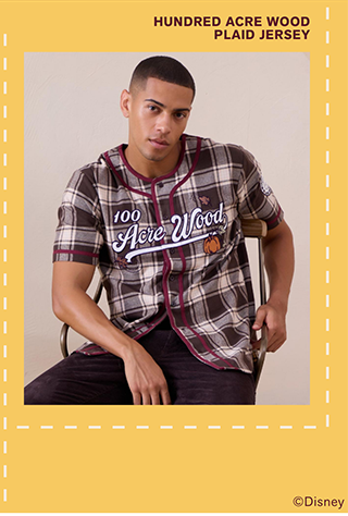 Winnie the Pooh Hundred Acre Wood Plaid Jersey