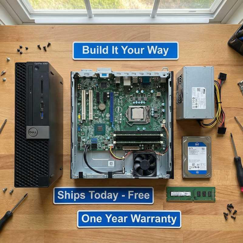 Image of Build your own Dell Optiplex Computer With Windows 11 Shipped Fast and Free