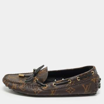Gloria Size 35 Brown Monogram 