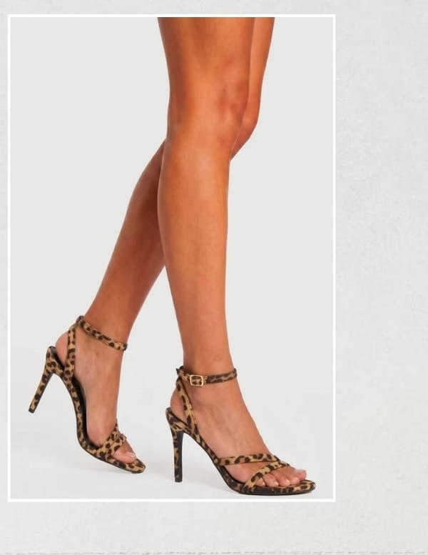 Shop Open Toe Ankle Strap High Heel Stilettos