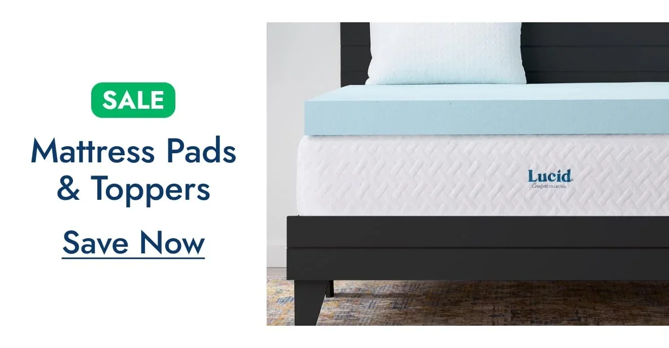 Save on Mattress Pads and Toppers
