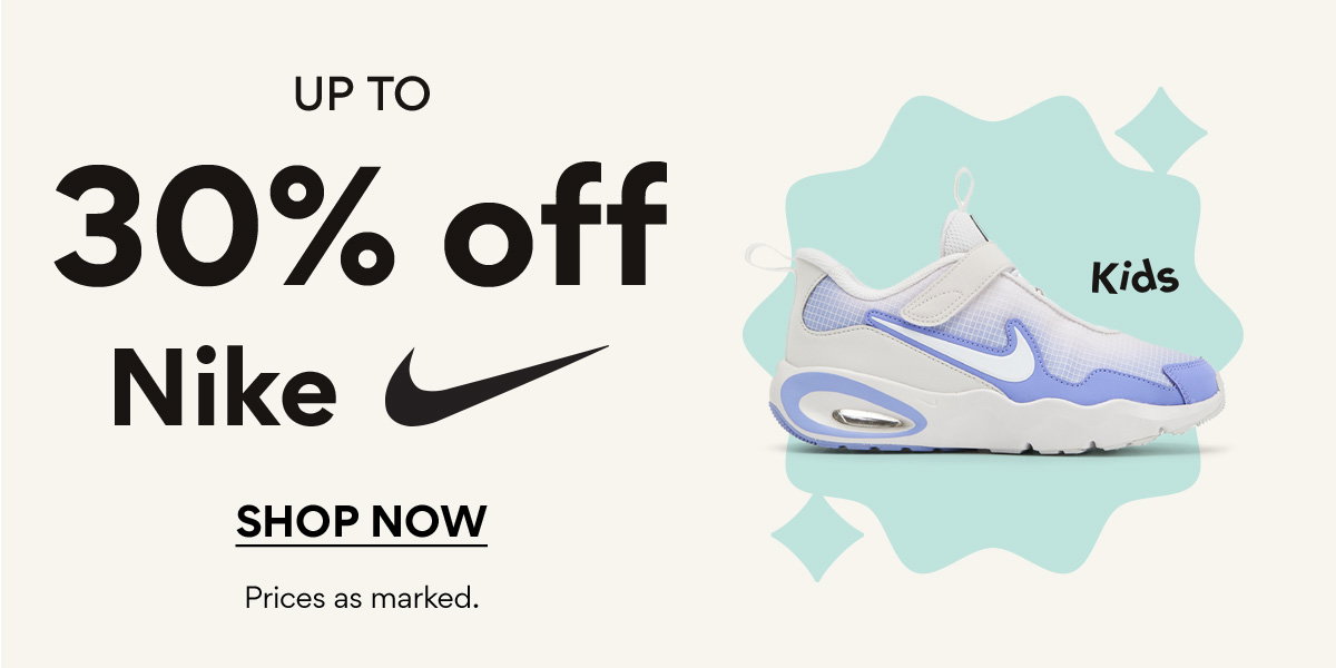 30% off Nike