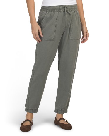 Lakeside Drawstring Joggers for Women | Soft | Size: S | Cotton/Lyocell/Elastane