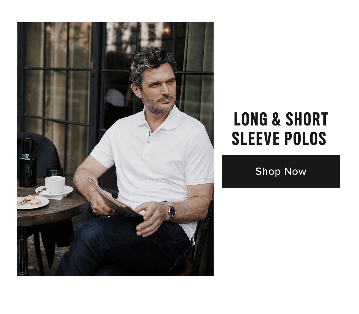 Shop Now Long & Shore Sleeve Polos