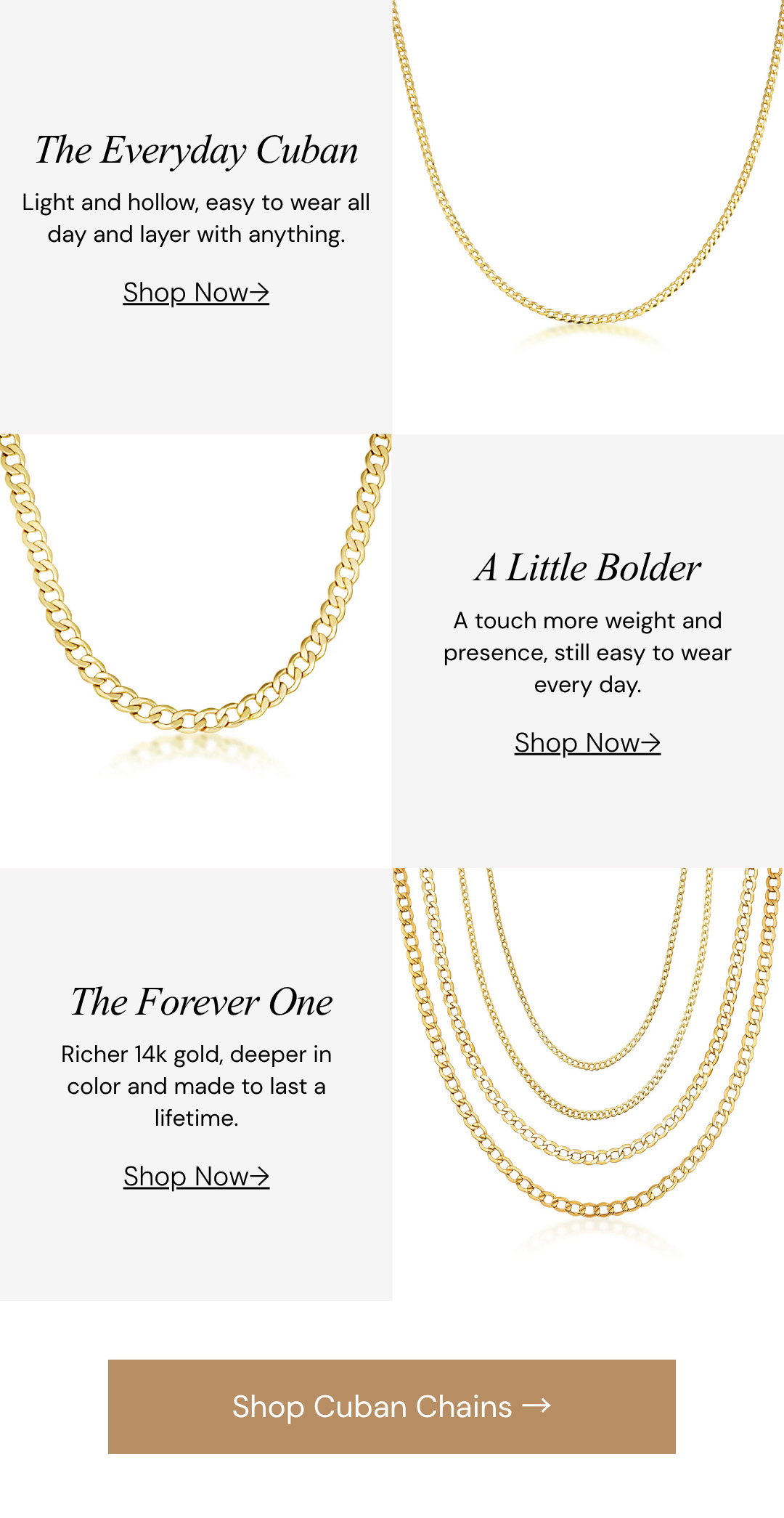 Shop Cuban Chains →