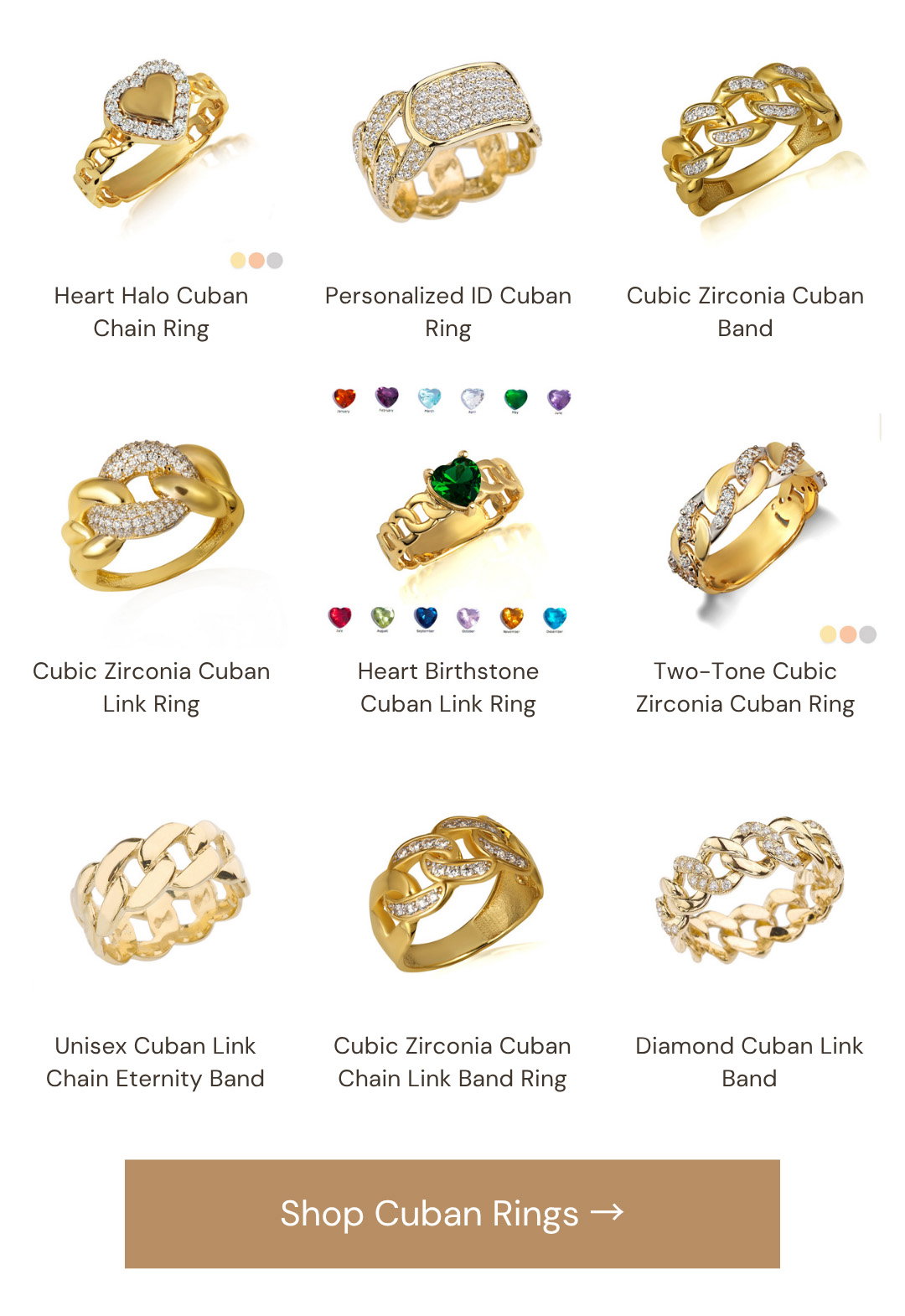 Shop Cuban Rings →