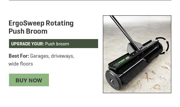 ErgoSweep Rotating Push Broom