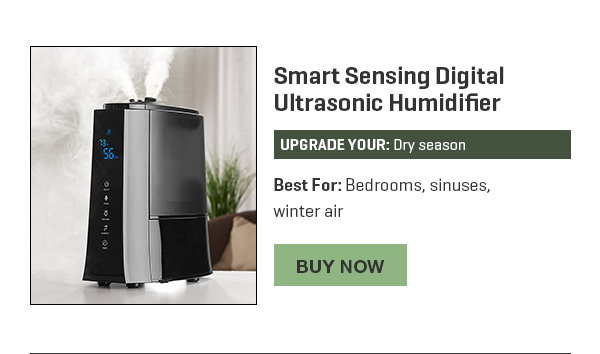 Smart Sensing Digital Ultrasonic Humidifier