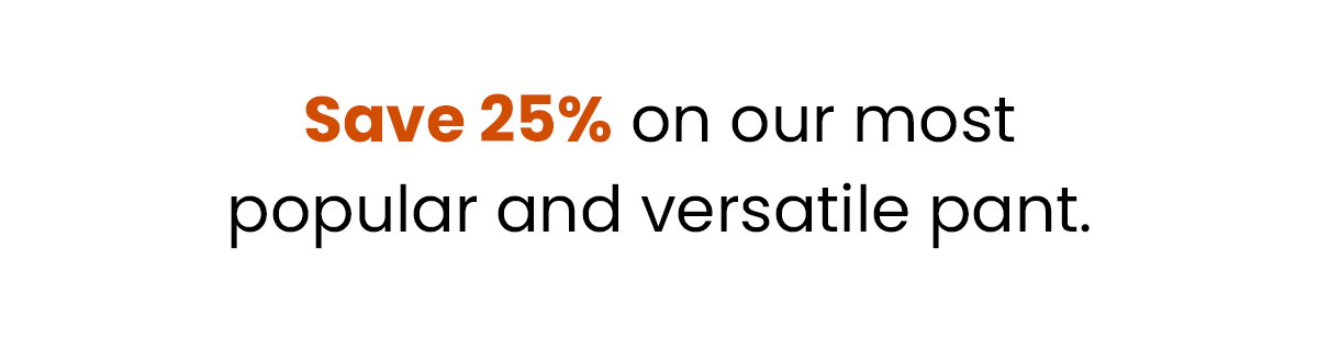 Secret Agent Pants 25% Off