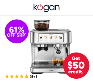 Kogan Lux Barista Touch Dual Boiler Coffee Machine Product Image