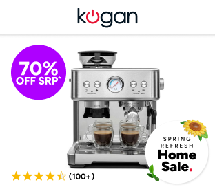 Kogan Dual Thermoblock Espresso Coffee Machine with Grinder Product Image