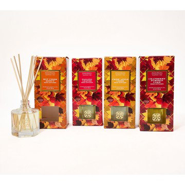 HomeWorx by Slatkin + Co. S/4 A Trip To The Cider Mill Reed Diffusers