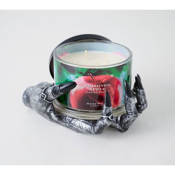 HomeWorx by Slatkin + Co. Witch Hand Pedestal w/ 18oz Candle