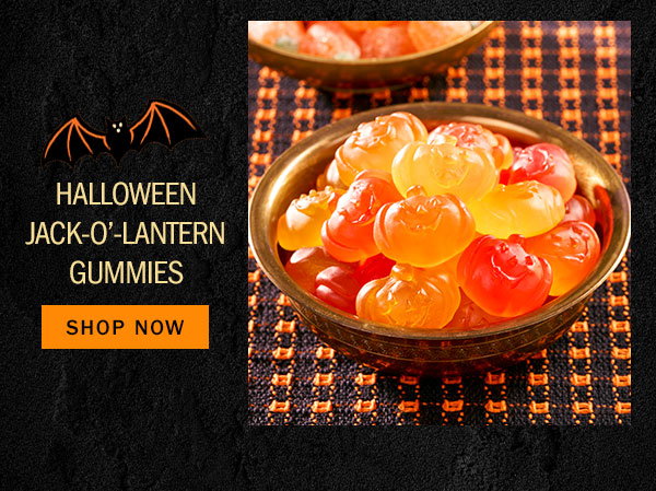 Halloween Jack-o'-Lantern Gummies. Shop Now