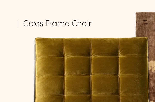 Cobble Hill Cross Frame Chair
