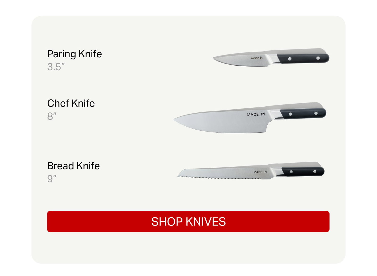 Shop Knives