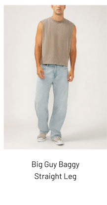 Big Guy Baggy Straight Leg Jeans