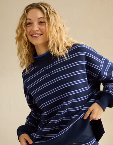 AE Everyday Luxe Mock Neck Sweatshirt