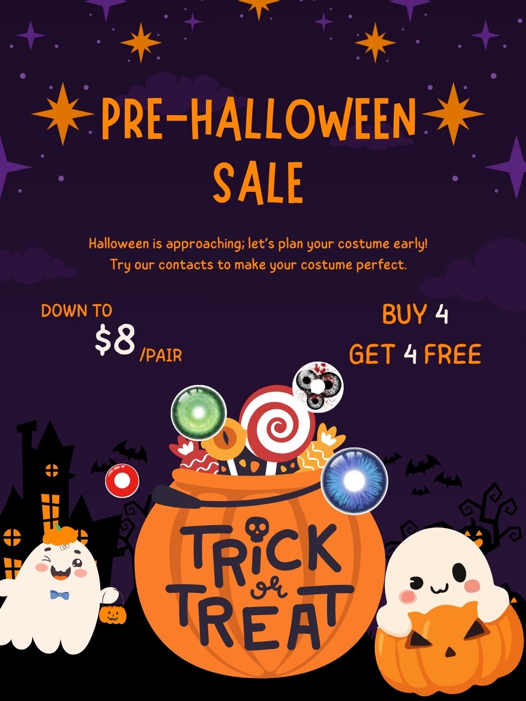 PRE-HALLOWEEN SALE