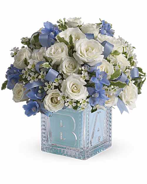 Baby's First Block by Teleflora - Blue