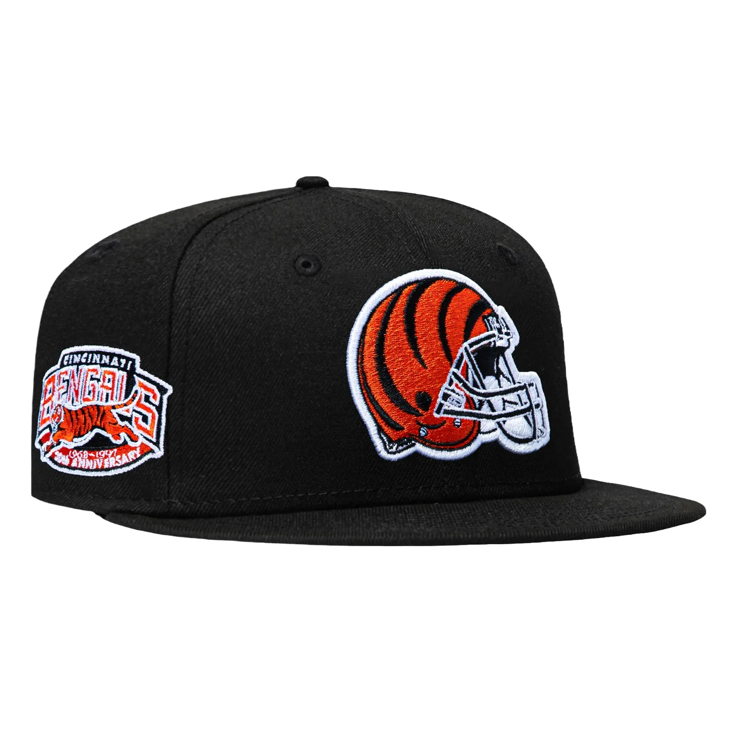 Image of BLK DOME 5950 BENGALS 30TH HELMET BLK