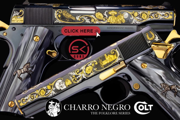 SK Customs EL CHARRO NEGRO Colt 1911 38sup New Folklore Series ONE of 200 Verified Member   FFL   Top 100 Seller