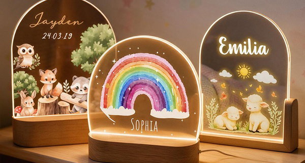 Custom Kids Night Light from Justyling