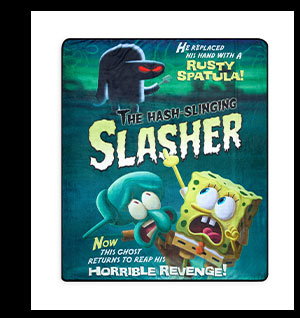 SpongeBob SquarePants Hash Slinging Slasher Fleece Blanket