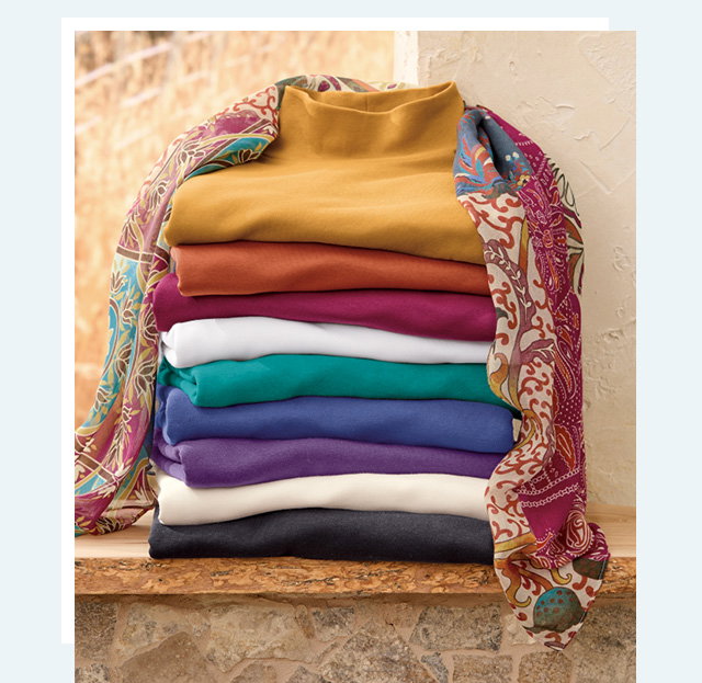 #BestCotton Stand Neck stack