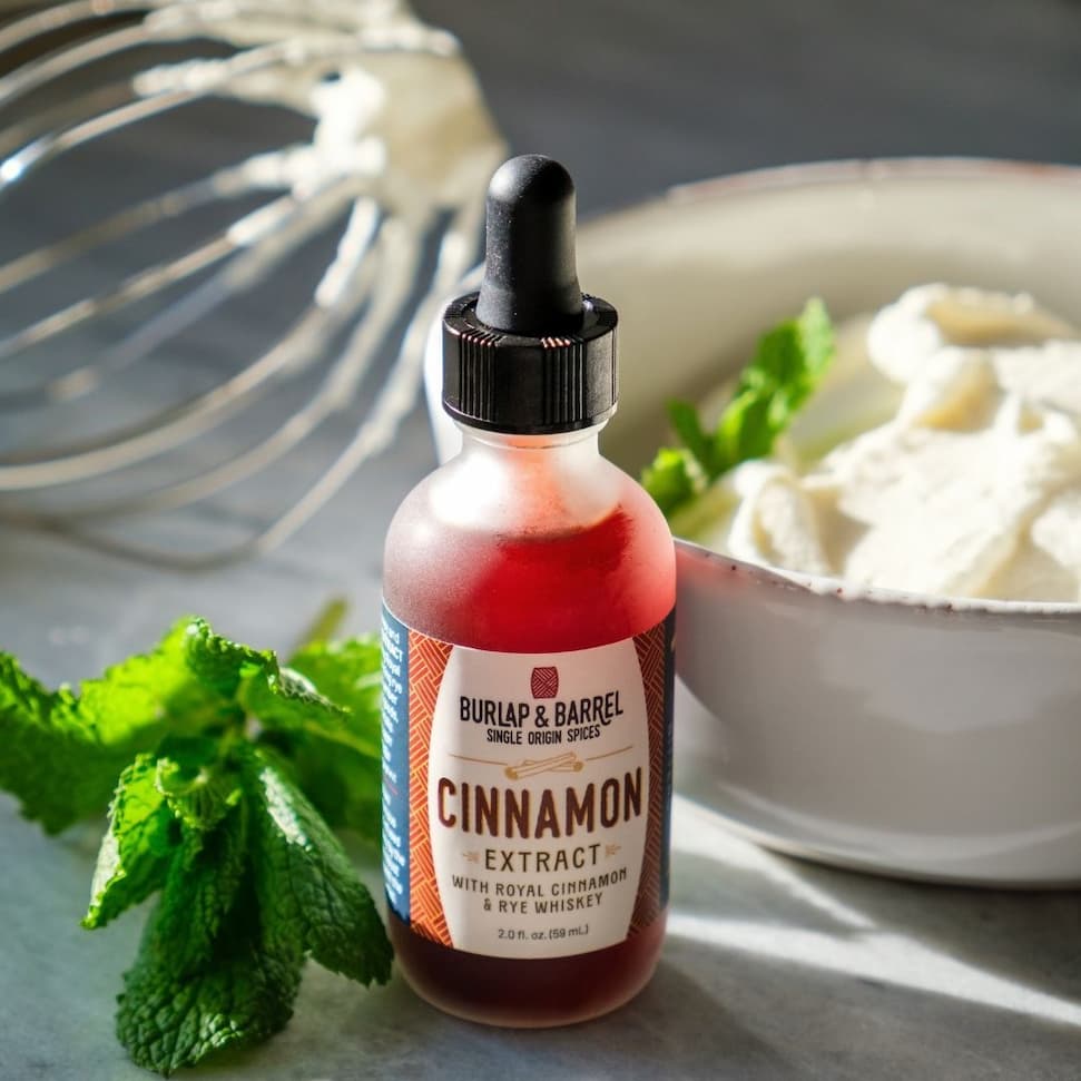 Cinnamon whipped cream from Burlap and Barrel