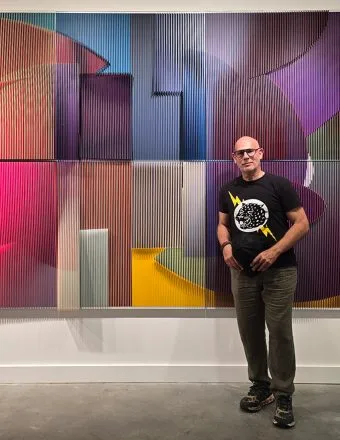 Artist J. Margulis Asks Viewers to Keep Moving