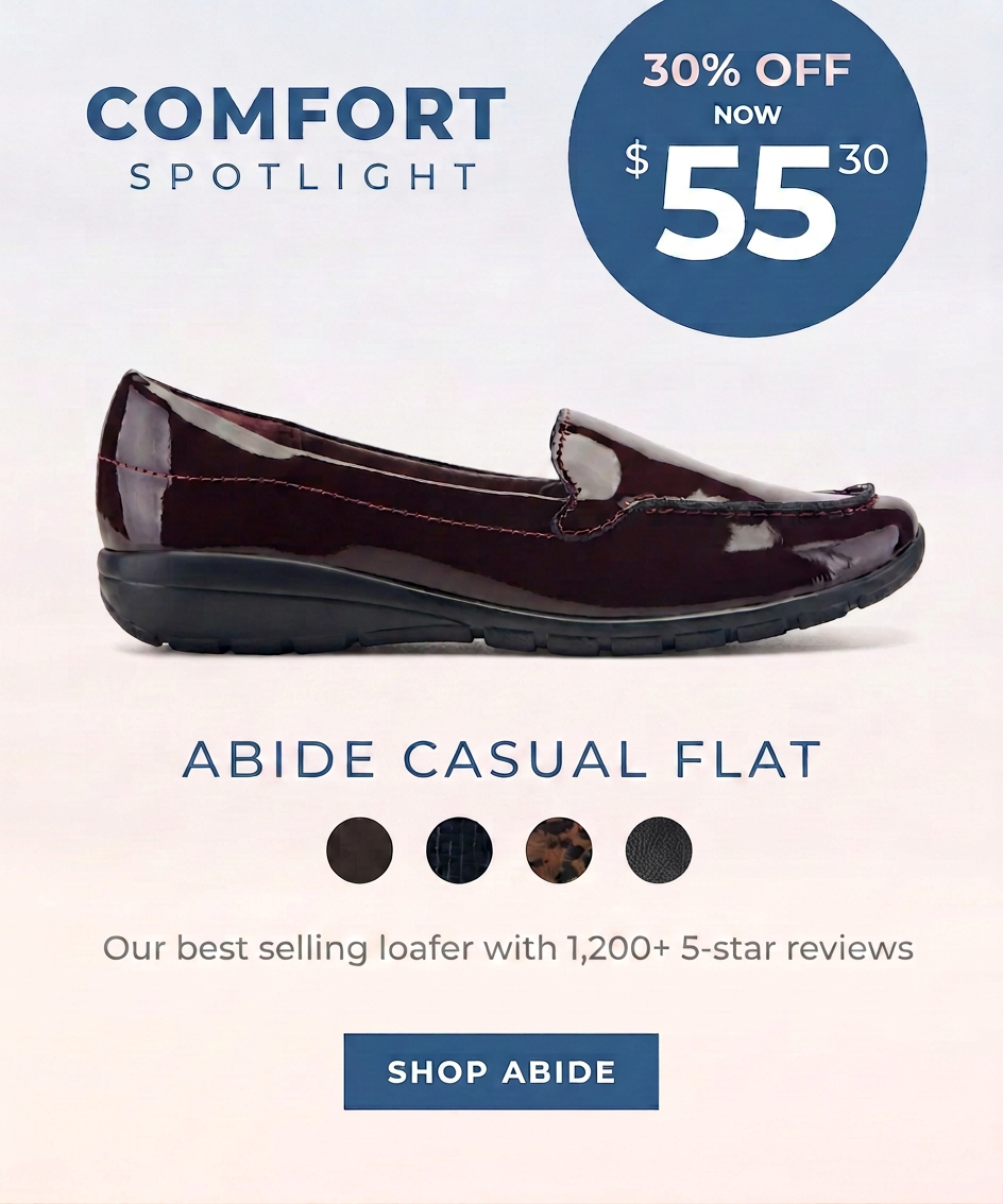Shop Abide Casual Flat 30% Off