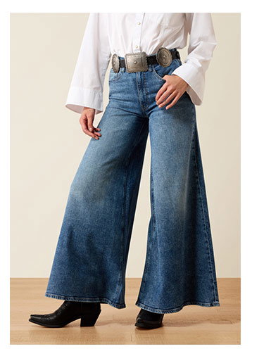 Ultra High Rise Iris Super Wide Leg Jeans