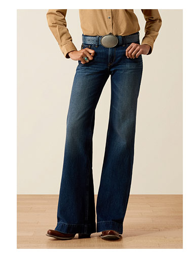 Perfect Rise Petra Flipside Wide Leg Jeans