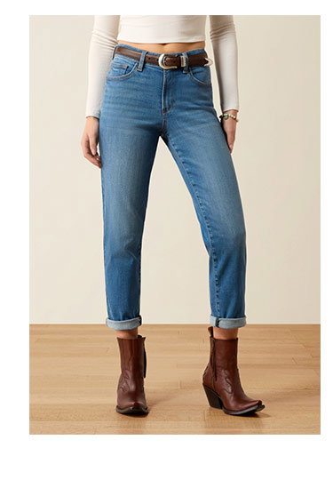 High Rise Revel Vilma Slim Ultrastretch Straight Leg Jeans
