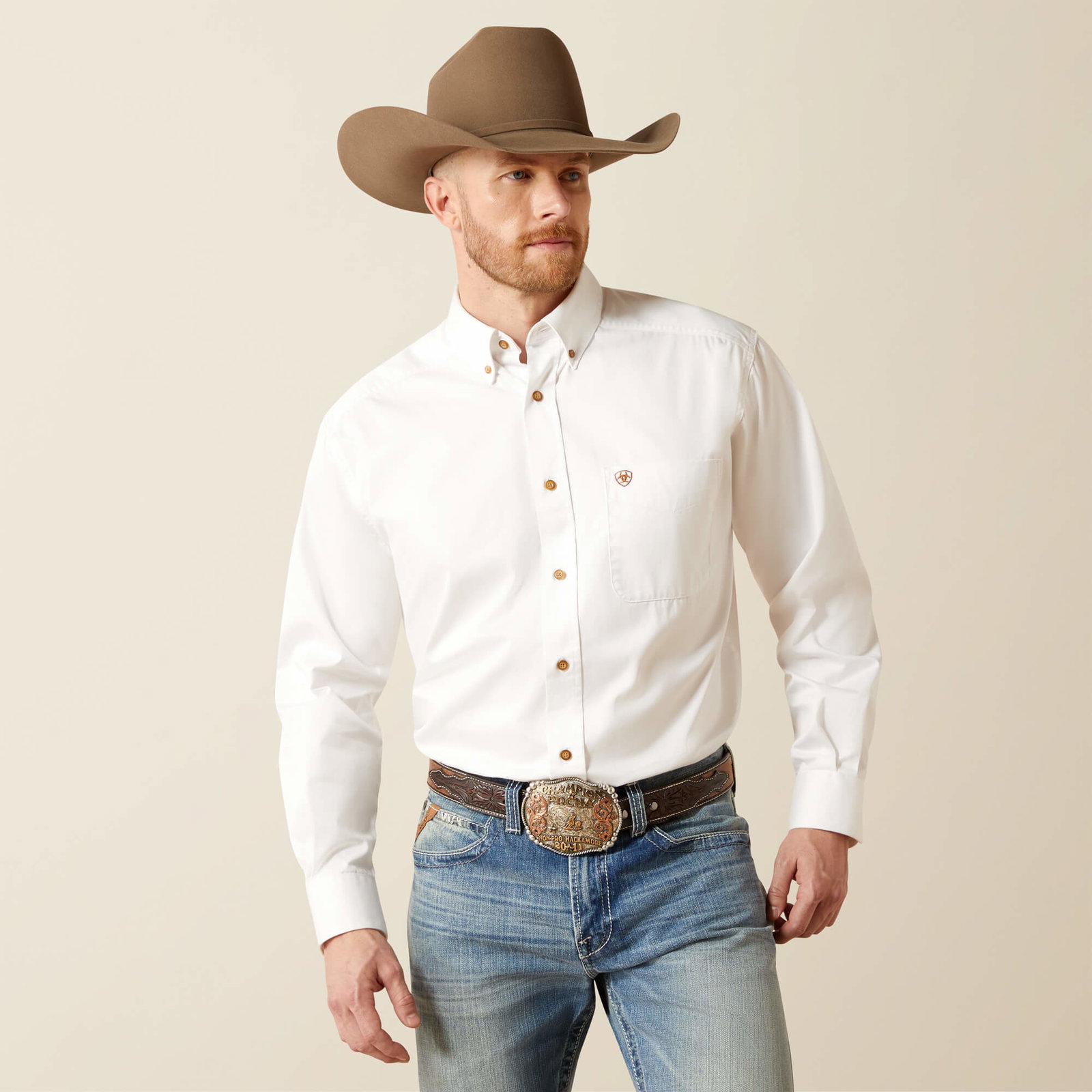 Men’s Solid Twill Classic Fit Shirt