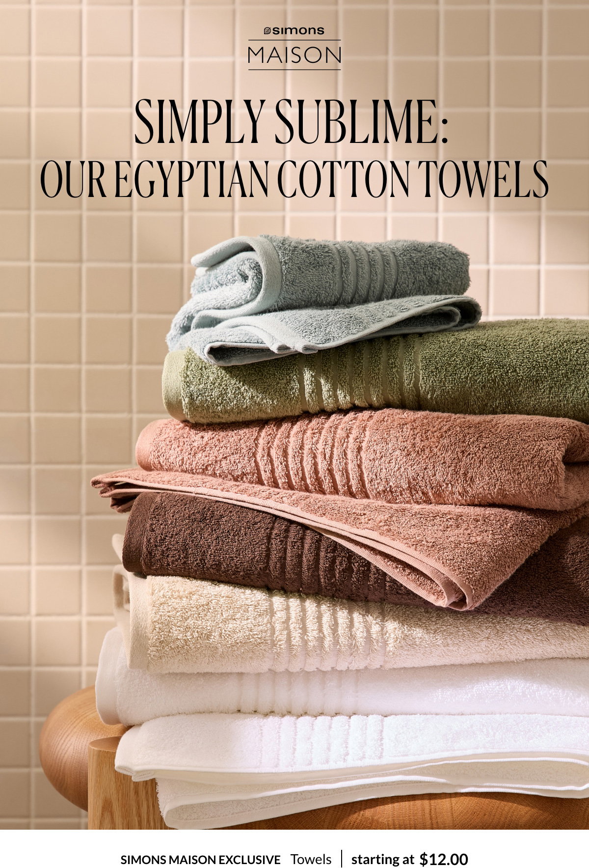 Simply Sublime: Our Egyptian Cotton Towels