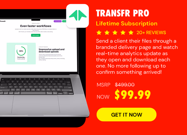 Transfr Pro: Lifetime Subscription