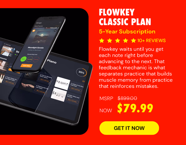 Flowkey Classic Plan: 5-Year Subscription