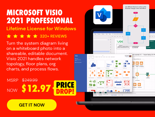 Microsoft Visio 2021 Professional: Lifetime License for Windows
