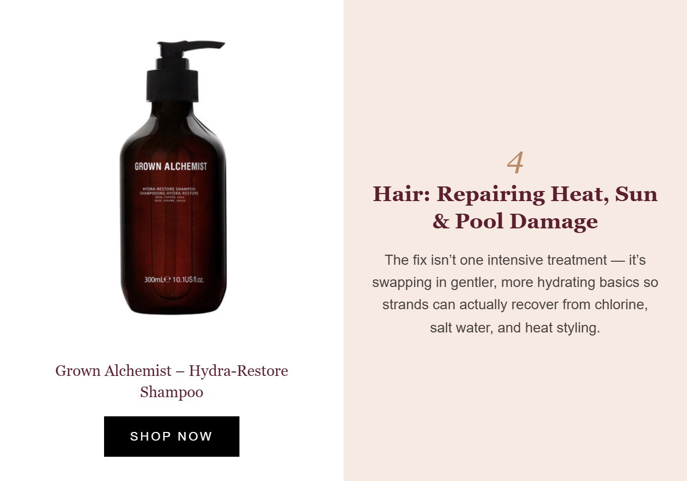 GROWN ALCHEMIST – Hydra-Restore Shampoo