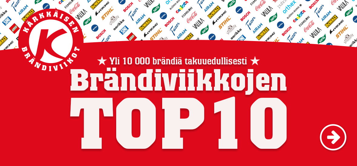 Brändiviikkojen ykköstuotteet