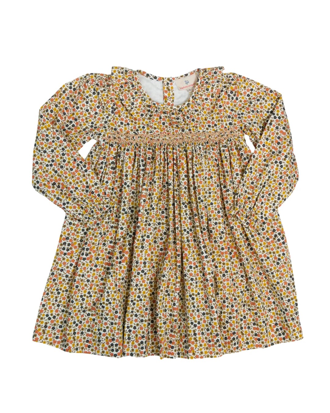 Image of Smocked Autumn Blossom Dress
