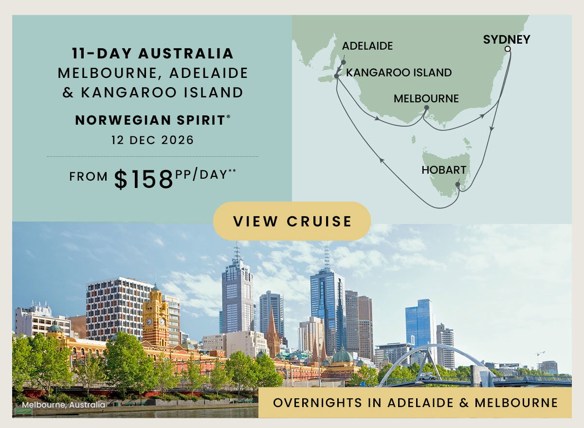 11-DAY AUSTRALIA MELBOURNE, ADELAIDE & KANGAROO ISLAND